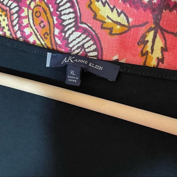 Anne Klein sequin navy blue tank top  medium - Picture 2 of 5